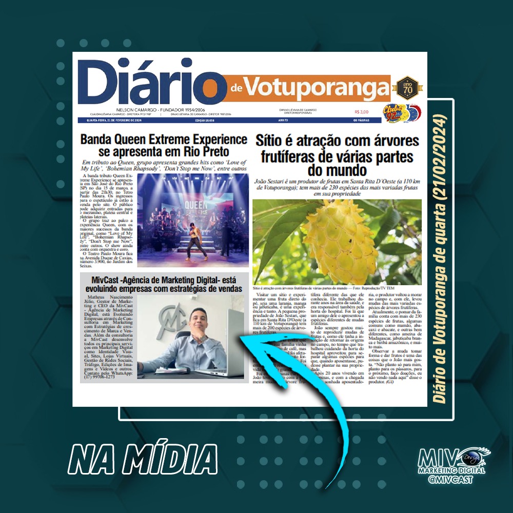 Matheus Nascimento no Diário