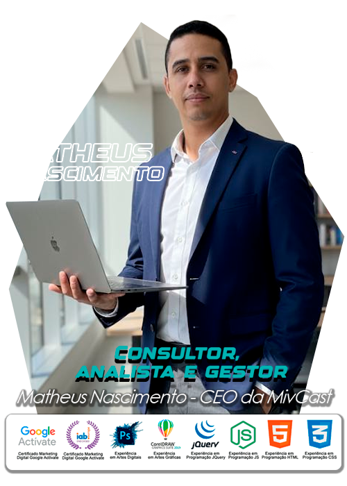 Matheus Nascimento e equipe MivCast